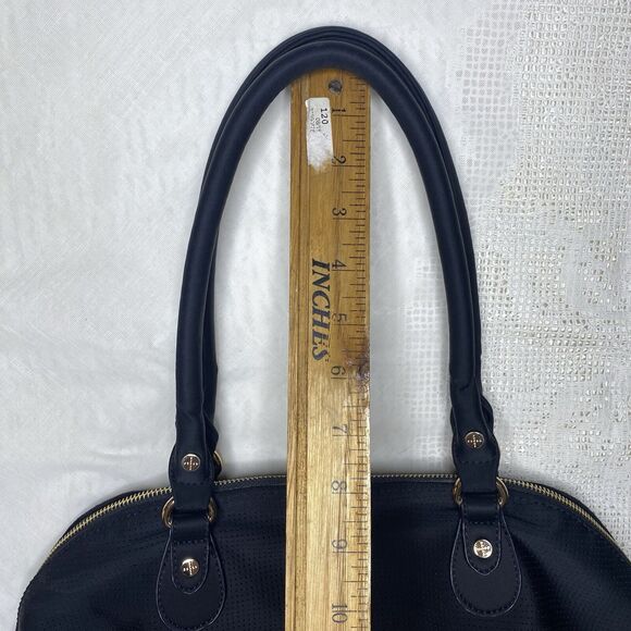 Anthropologie DL + ACTIV Bag Black Gold Zippers Shoulder Crossbody Gym Workout - Picture 9 of 15
